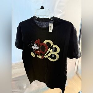 Disney Mickey Mouse 1928 Black T-Shirt for Adults